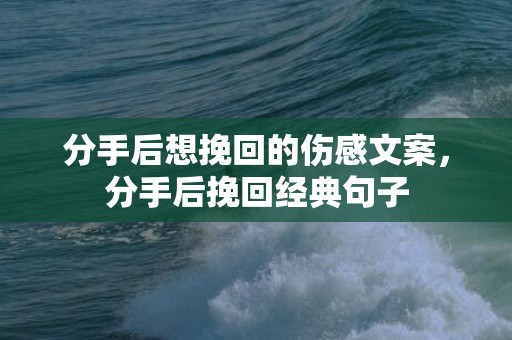 分手后想挽回的伤感文案，分手后挽回经典句子