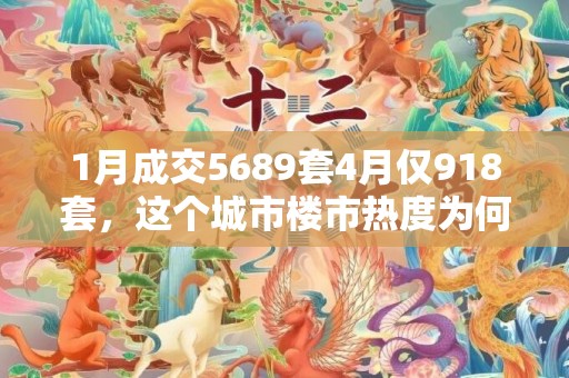 1月成交5689套4月仅918套，这个城市楼市热度为何骤降