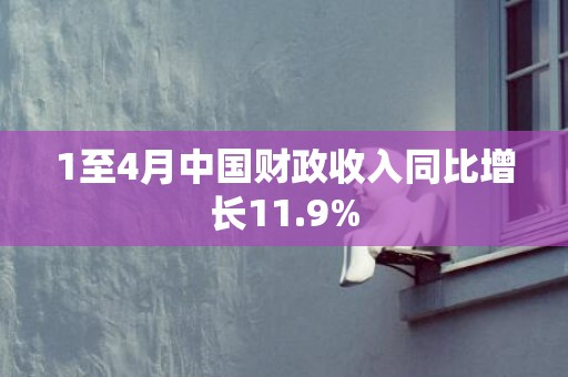 1至4月中国财政收入同比增长11.9%