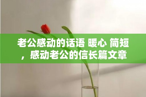 老公感动的话语 暖心 简短，感动老公的信长篇文章