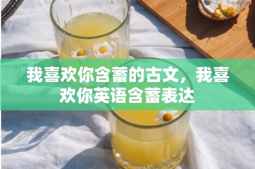 我喜欢你含蓄的古文，我喜欢你英语含蓄表达