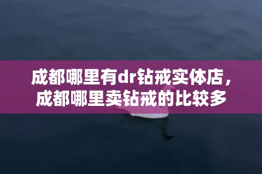 成都哪里有dr钻戒实体店，成都哪里卖钻戒的比较多