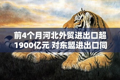 前4个月河北外贸进出口超1900亿元 对东盟进出口同比增长28.9%