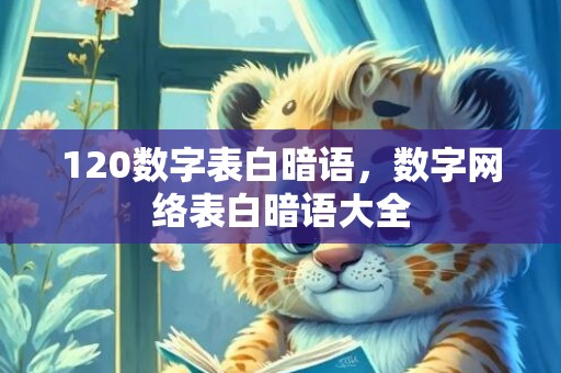 120数字表白暗语，数字网络表白暗语大全