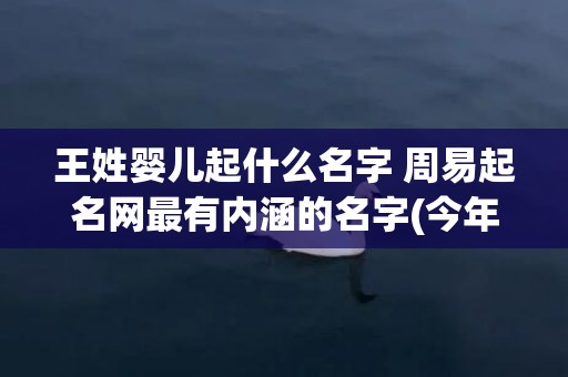 王姓婴儿起什么名字 周易起名网最有内涵的名字(今年出生婴儿起什么名好)