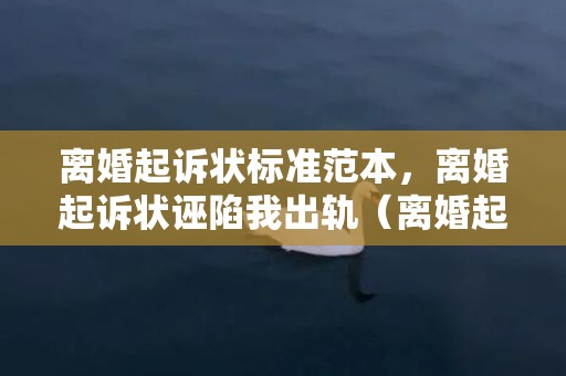 离婚起诉状标准范本，离婚起诉状诬陷我出轨（离婚起诉书诬告）