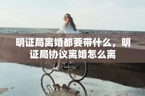 明证局离婚都要带什么，明证局协议离婚怎么离