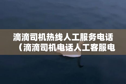 滴滴司机热线人工服务电话（滴滴司机电话人工客服电话是多少）