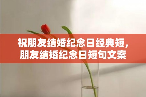 祝朋友结婚纪念日经典短，朋友结婚纪念日短句文案