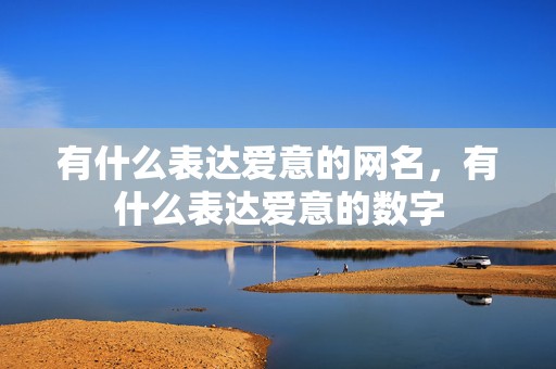 有什么表达爱意的网名，有什么表达爱意的数字