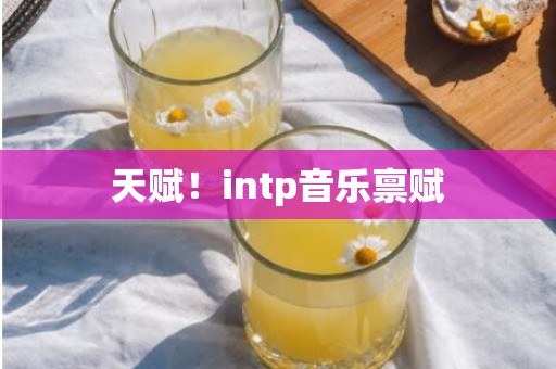 天赋！intp音乐禀赋