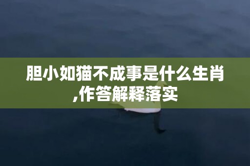 胆小如猫不成事是什么生肖,作答解释落实