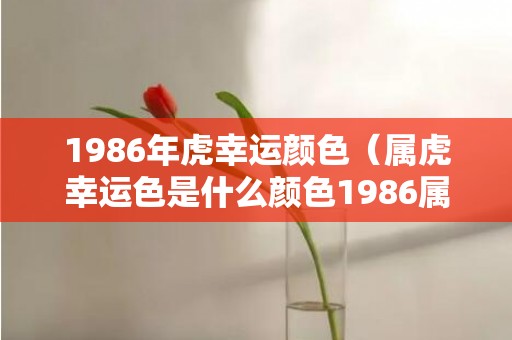 1986年虎幸运颜色（属虎幸运色是什么颜色1986属虎幸运色是什么颜色的）