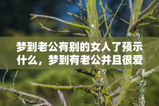 梦到老公有别的女人了预示什么，梦到有老公并且很爱自己