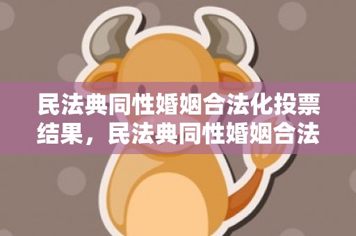 民法典同性婚姻合法化投票结果，民法典同性婚姻合法化