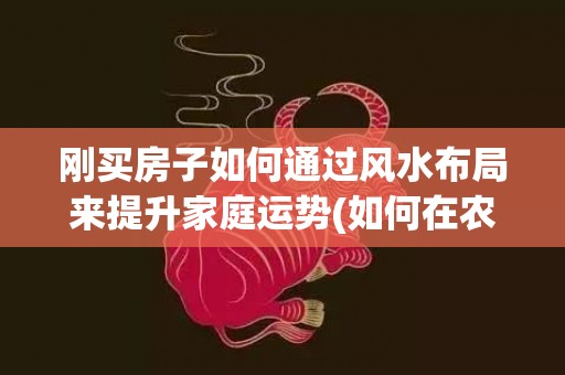 刚买房子如何通过风水布局来提升家庭运势(如何在农村买房子)