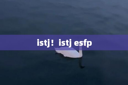 istj！istj esfp