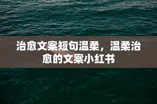 治愈文案短句温柔，温柔治愈的文案小红书