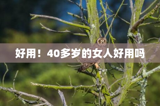 好用！40多岁的女人好用吗