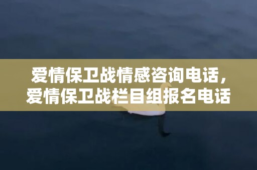 爱情保卫战情感咨询电话，爱情保卫战栏目组报名电话