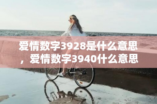 爱情数字3928是什么意思，爱情数字3940什么意思