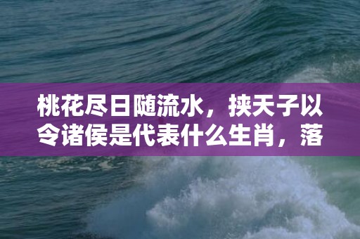 桃花尽日随流水，挟天子以令诸侯是代表什么生肖，落实成语解释