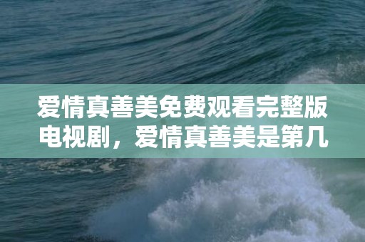 爱情真善美免费观看完整版电视剧，爱情真善美是第几部的歌名