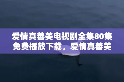 爱情真善美电视剧全集80集免费播放下载，爱情真善美的主题曲是什么