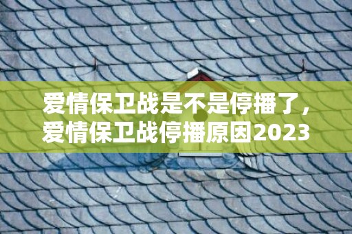 爱情保卫战是不是停播了，爱情保卫战停播原因2023年