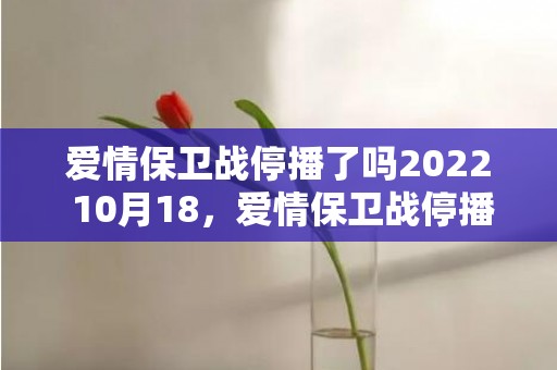 爱情保卫战停播了吗2022 10月18，爱情保卫战停播了吗知乎