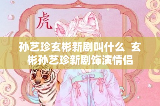 孙艺珍玄彬新剧叫什么  玄彬孙艺珍新剧饰演情侣