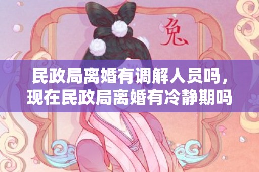 民政局离婚有调解人员吗，现在民政局离婚有冷静期吗