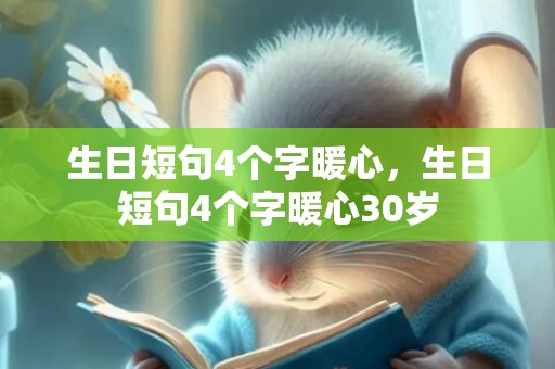 生日短句4个字暖心，生日短句4个字暖心30岁