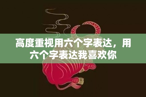 高度重视用六个字表达，用六个字表达我喜欢你