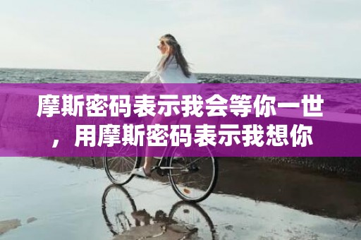 摩斯密码表示我会等你一世，用摩斯密码表示我想你