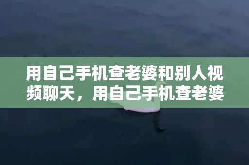 用自己手机查老婆和别人视频聊天，用自己手机查老婆和别人聊