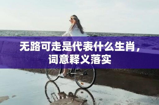 无路可走是代表什么生肖，词意释义落实