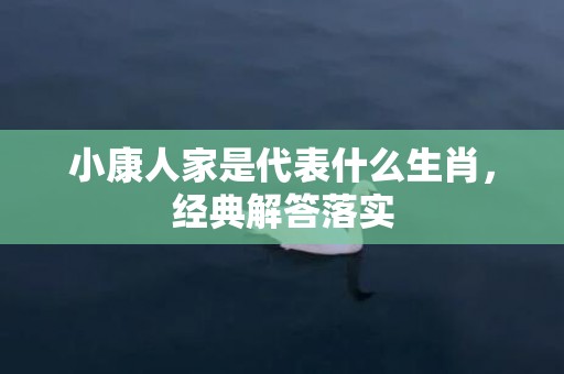 小康人家是代表什么生肖，经典解答落实