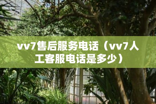 vv7售后服务电话（vv7人工客服电话是多少）