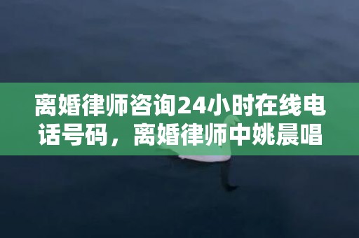 离婚律师咨询24小时在线电话号码，离婚律师中姚晨唱的闽南歌