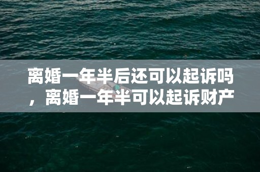 离婚一年半后还可以起诉吗，离婚一年半可以起诉财产