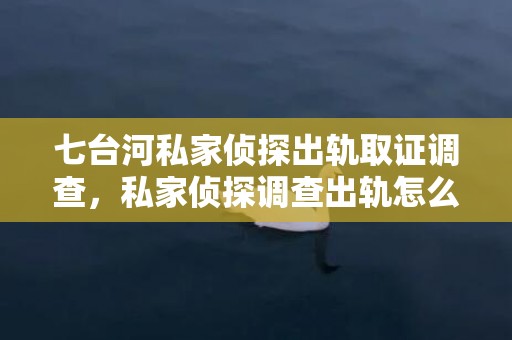 七台河私家侦探出轨取证调查，私家侦探调查出轨怎么收费