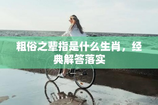 粗俗之辈指是什么生肖，经典解答落实