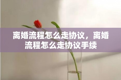 离婚流程怎么走协议，离婚流程怎么走协议手续