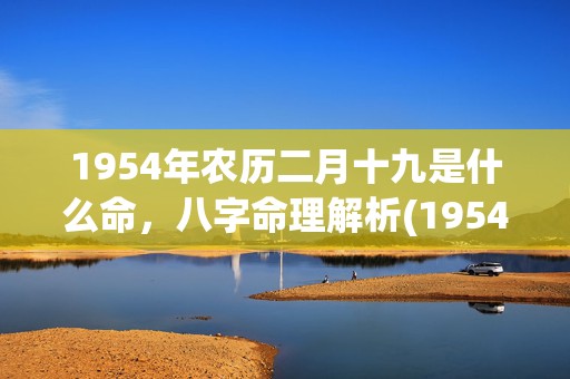 1954年农历二月十九是什么命，八字命理解析(1954年农历二月十九阳历是多少)