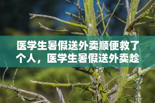 医学生暑假送外卖顺便救了个人，医学生暑假送外卖趁便救了小我