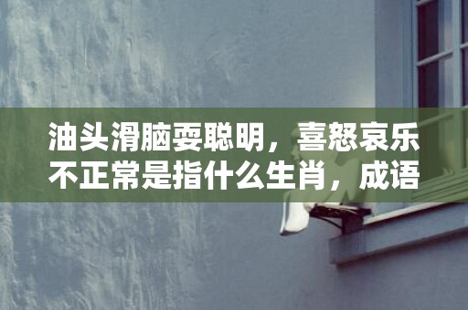 油头滑脑耍聪明，喜怒哀乐不正常是指什么生肖，成语解释落实