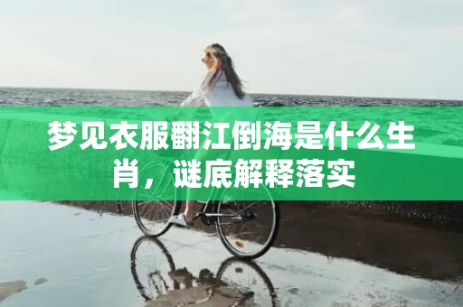 梦见衣服翻江倒海是什么生肖，谜底解释落实