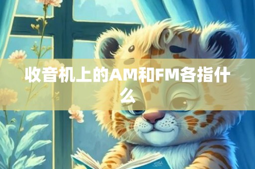 收音机上的AM和FM各指什么