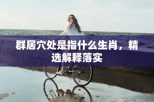 群居穴处是指什么生肖，精选解释落实